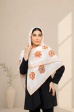 روسری نخ حریر کد 0183