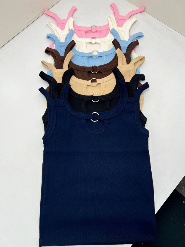 تاپ دوبند وسط اشکی حلقه دار کد ۰۲۳۲