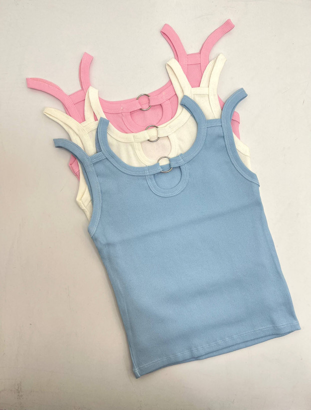 تاپ دوبند وسط اشکی حلقه دار کد ۰۲۳۲